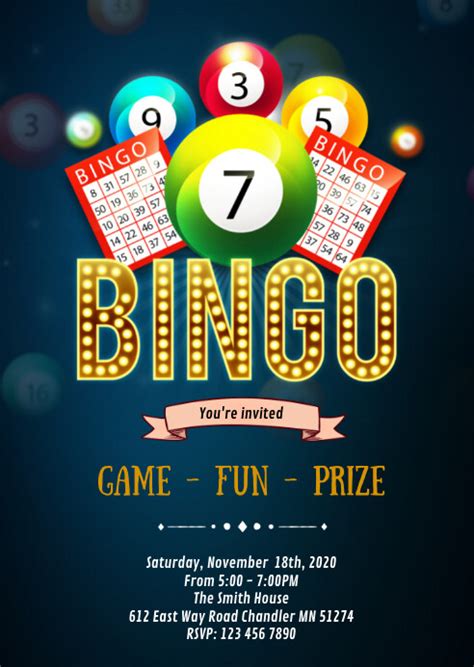 Bingo Invitation Template